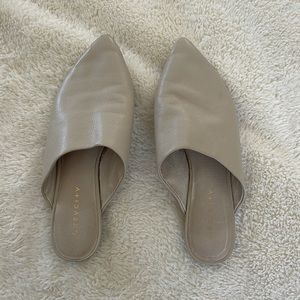 Grey City Flat Mules
